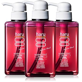 haru ノンシリコン kurokamiスカルプ シャンプー 400ml ×3本 haru シャンプー kurokami スカルプ 選べる 3本 セット 柑橘系